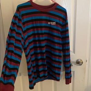 Guess Original striped long sleeve shirt
